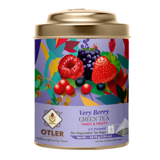 Very Berry Green Tea | Tin | 25 Tea Bags