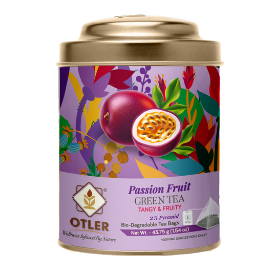 Passion fruit Green Tea | Tin | 25 Tea Bags